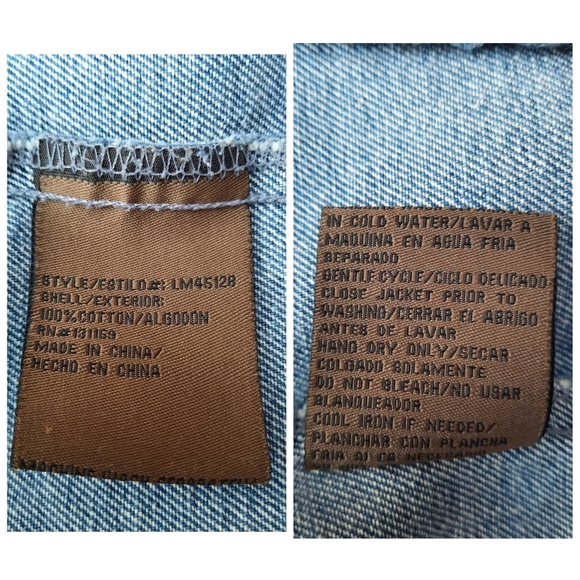 Lee Vintage 90's Denim Trucker Jacket Unisex Spring Blogger - Picture 8 of 12